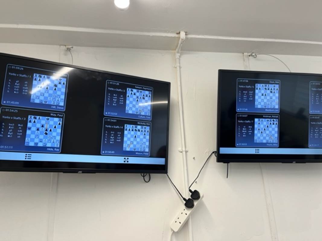 A screens on a wall

Description automatically generated